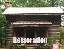 Historic Log Cabin Restoration  Clear Brook, Virginia